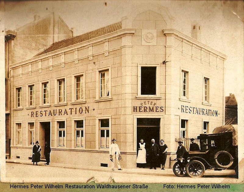 Historische Aufnahme des Hauses als Restauration Peter Hermes